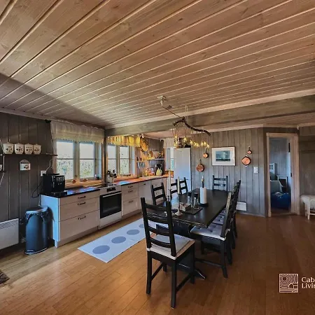 Feriehus Cozy Mountain With Sauna, Fireplace & Bbq
